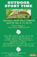Outdoor Story Times flyer