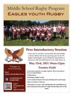 Eagles Rugby Intro Session flyer