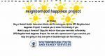 Neighborhood happiness project note