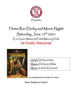 Derby & Movie Night flyer