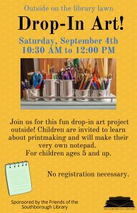 Drop-In Art flyer