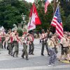 Boy Scout Troop 92 marching in the Heritage Day Parade (photo by Beth Melo)