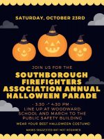 SFA Firefighters parade flyer