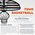 Town basketball flyer