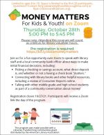 money matters flyer