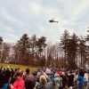 Helicopter approaching (Santa Day by Southborough Kindergroup)