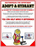 Adopt A Hydrant flyer