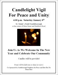 Candlelight Vigil Flyer