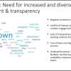 MTC survey responses - Leadership need for diversity and transparency
