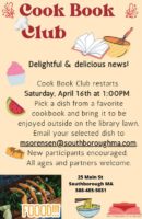 Cookbook Club flyer