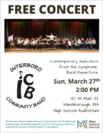 ICB Concert March 27 flyer