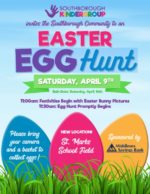 Kindergroup Easter Egg Hunt flyer