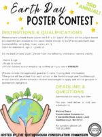 Earth Day Poster Contest flyer