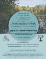 Forest Bathing Walks flyer