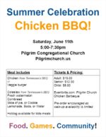 Pilgrim Church BBQ flyer