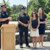 Officer Frank Urbani at swearing in ceremony (from Facebook)