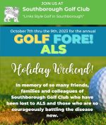 Golf Fore! ALS flyer