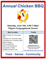 Pilgrim BBQ flyer