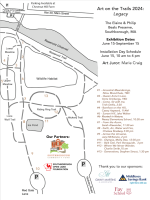 Art on the Trails 2024 Exhibit Map