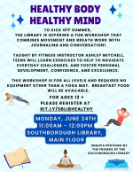 Healthy Body Healthy Mind flyer
