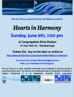 Shir Joy concert flyer June 9 2024