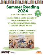 Summer Reading 2024 flyer
