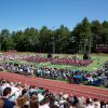 crowd of grads and loved ones -Graduation 2024 by Owen Jones Photography