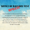 Balloon Test update flyer