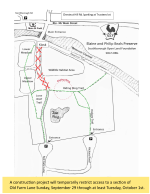 SOLF Trail map during construction (created by Beth Melo for MySouthborough and SOLF)