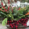 Mason Jar Holiday Box Centerpiece 