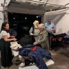 Members of the Rotary Club of Southborough organized gently used coats they collected to donate to refugee families (from Facebook)