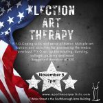 Election Art Therapy flyer