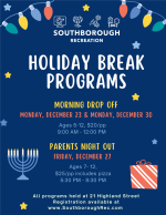 Holiday break programs