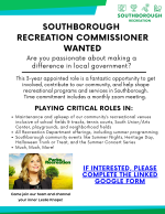 Recreation Commission Open