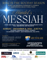 Messiah concert flyer 2024