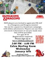 D&D flyer