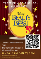 Trottier Beauty & the Beast Ticket poster