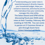 Water discussion poster