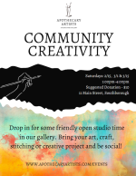 Community Creativity flyer