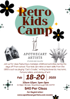 Retro Kids Camp flyer