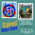 Stained Glass Class flyer